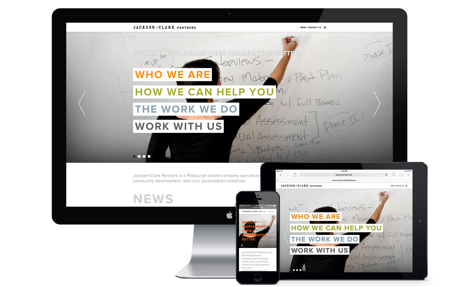 Jackson Clark Partners website homepage