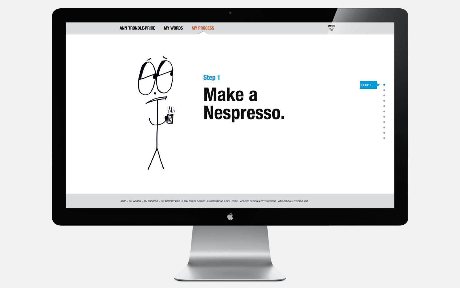 Ann Trondle-Price website process