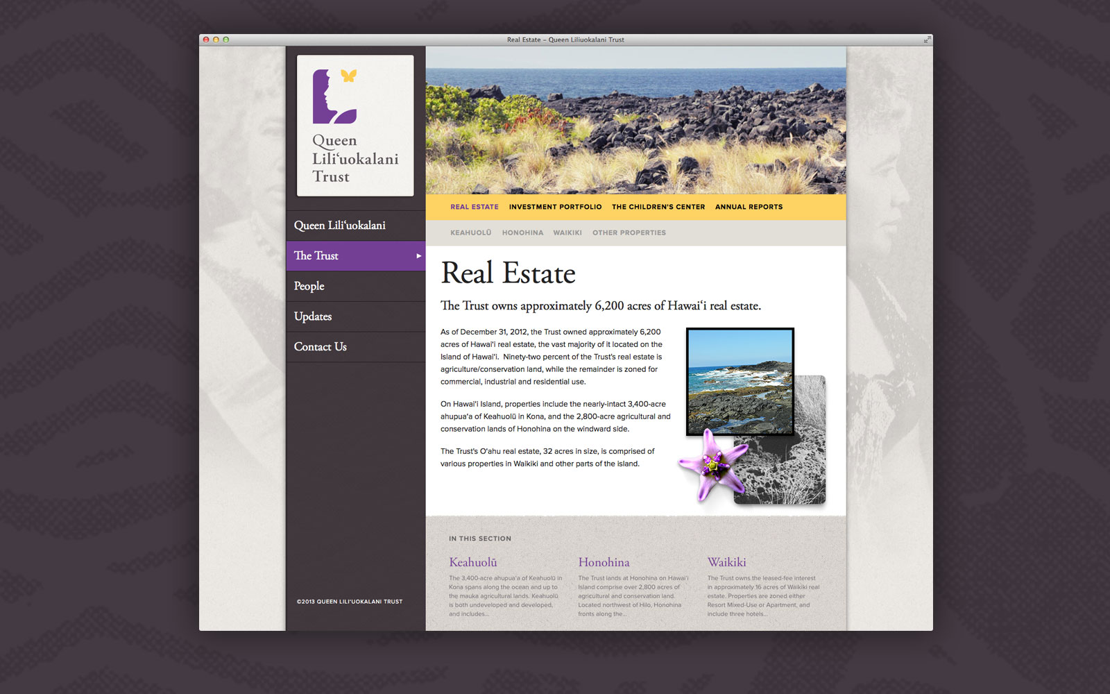 Queen LilI‘uokalani Trust website 3