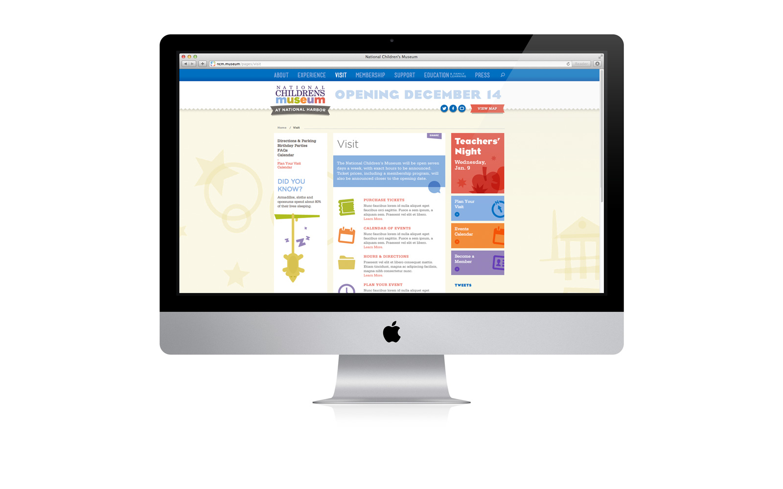National Children's Museum website 6