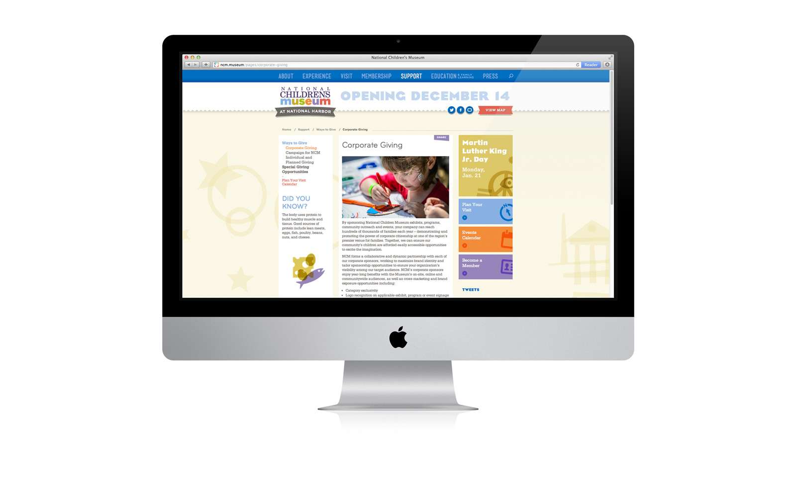 National Children's Museum website 7