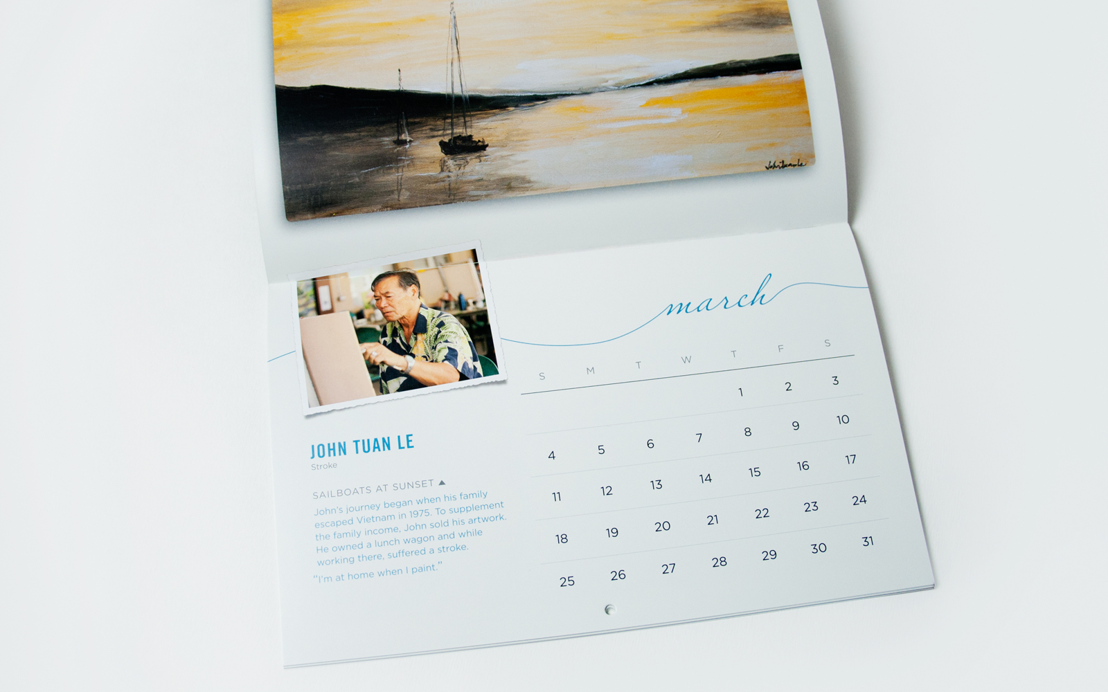 Rehab Foundation of Hawaii calendar