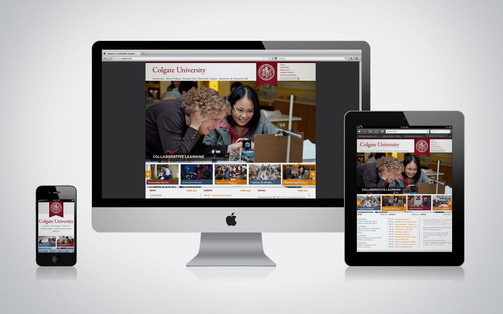 Colgate University website 5