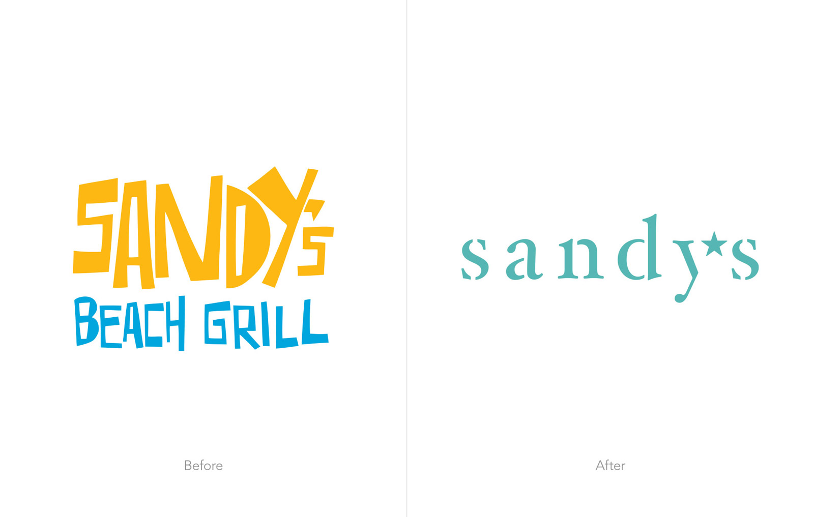 Sandy's before after