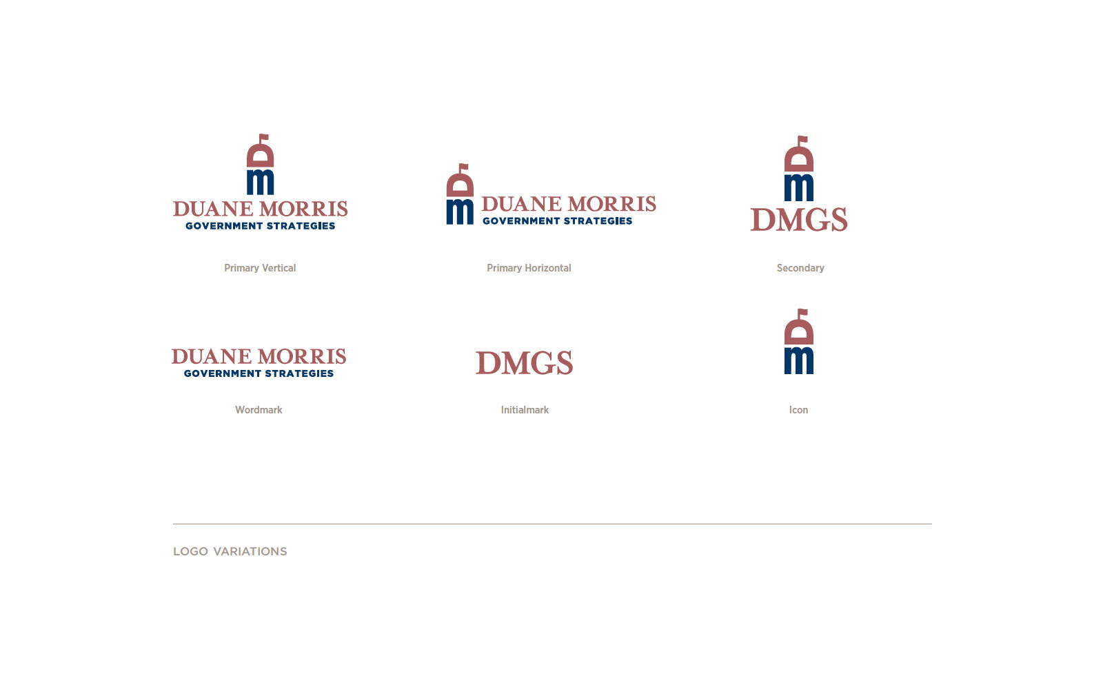 Duane Morris Government Strategies logo variations
