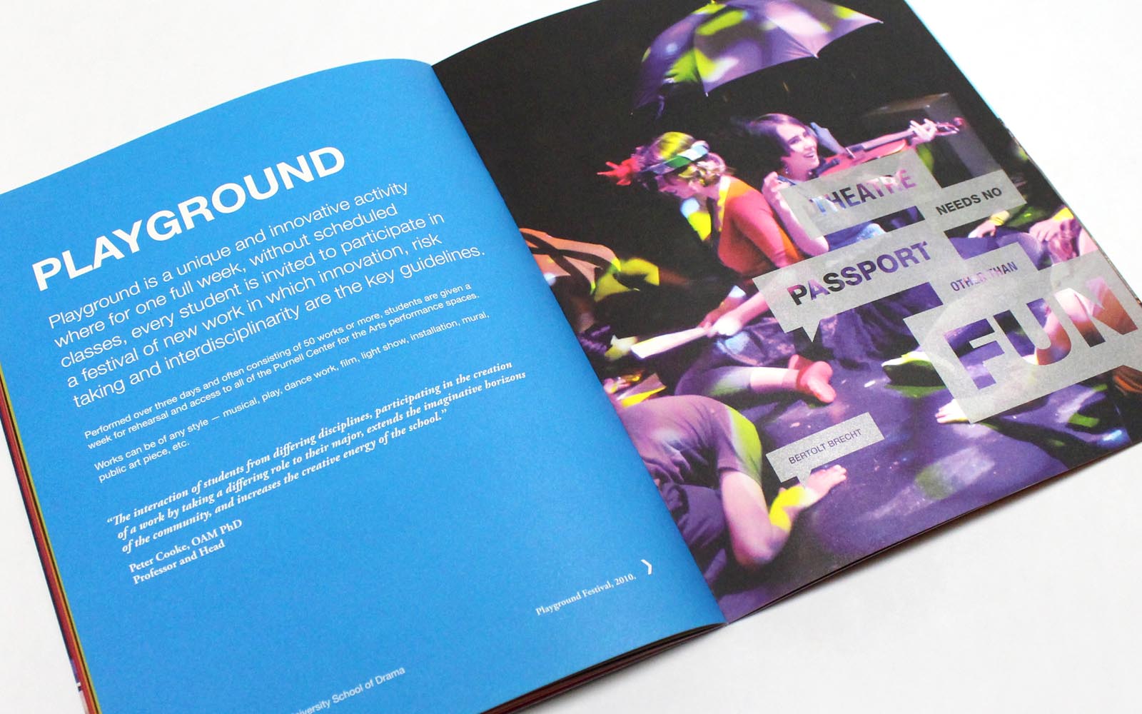 CMU Drama viewbook inside spread 3