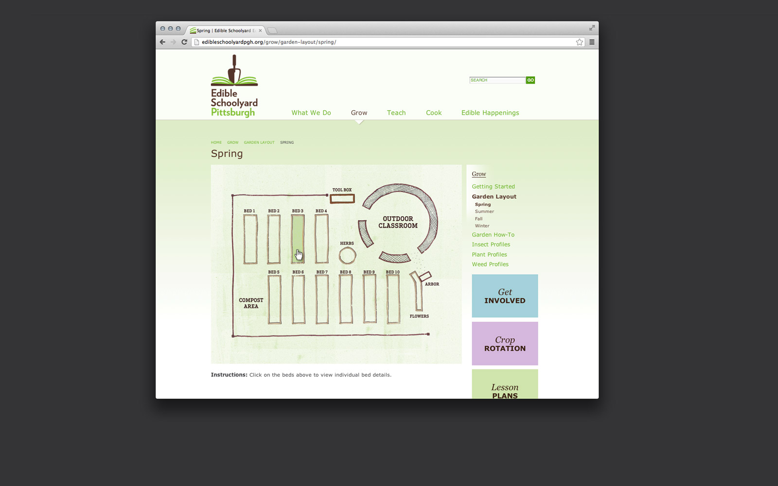 Edible Schoolyard website 3