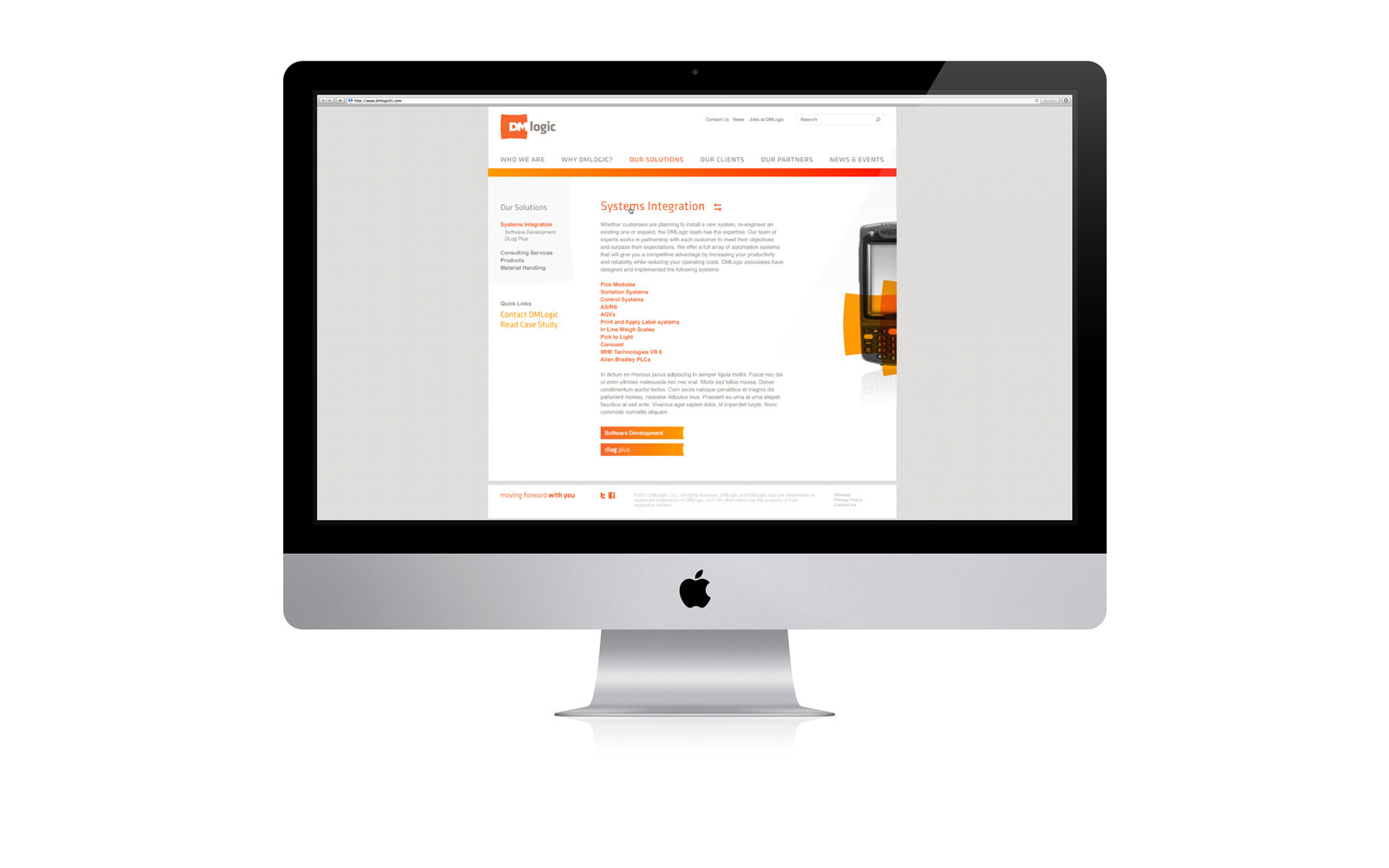 DMLogic website 2