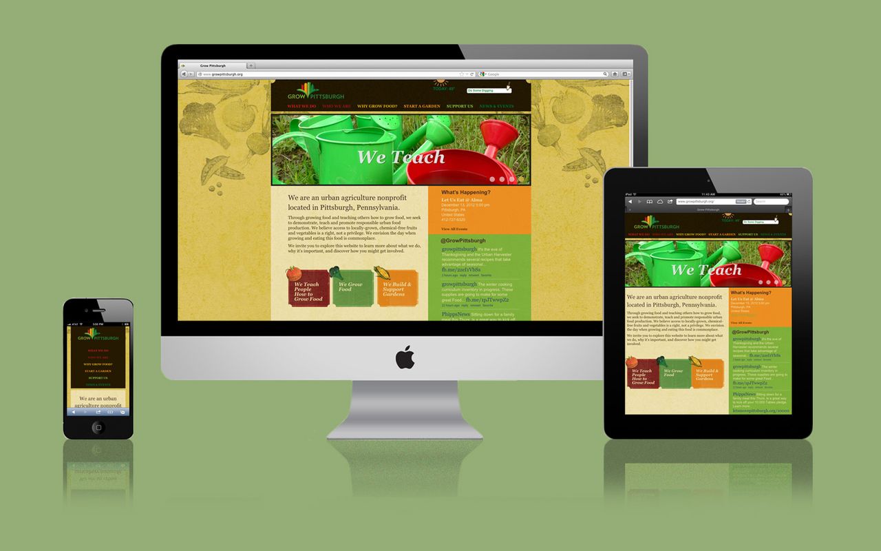 Grow Pittsburgh website responsive