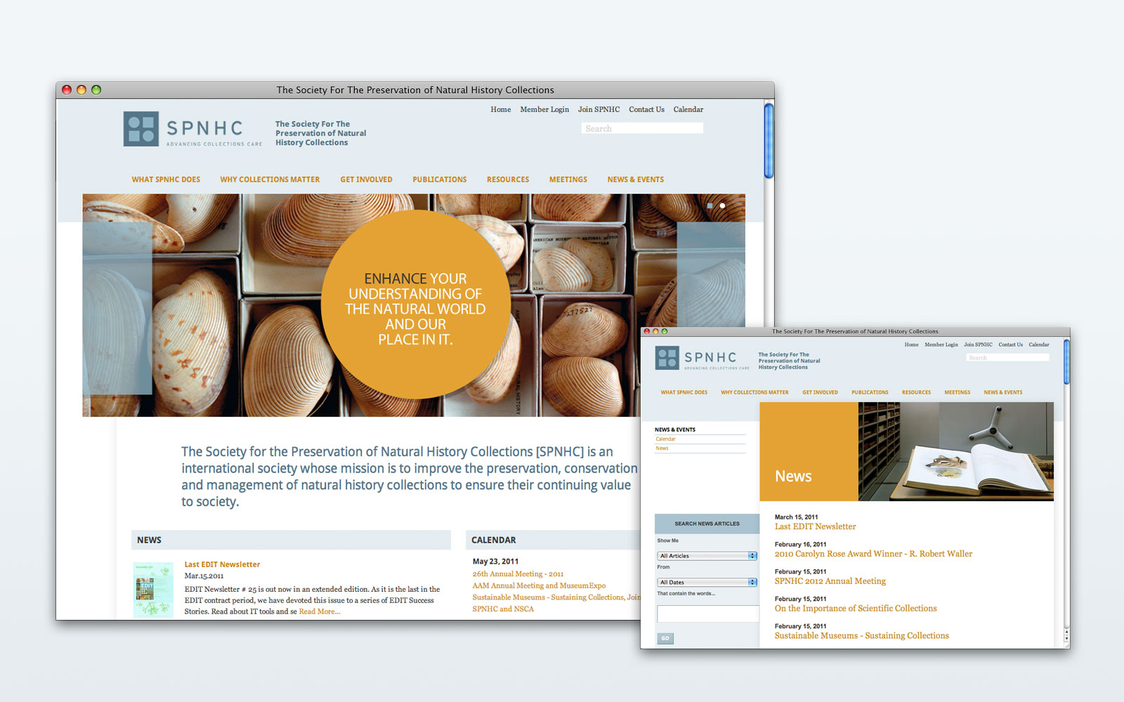 Society for the Preservation of Natural History Collection SPNHC website