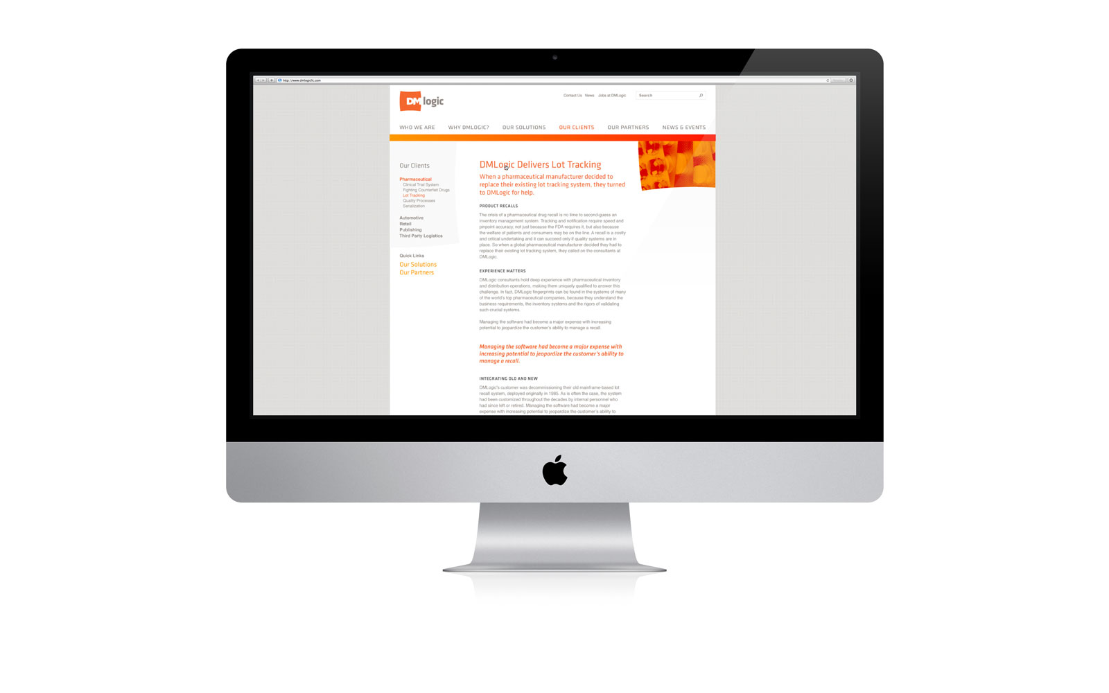DMLogic website 4