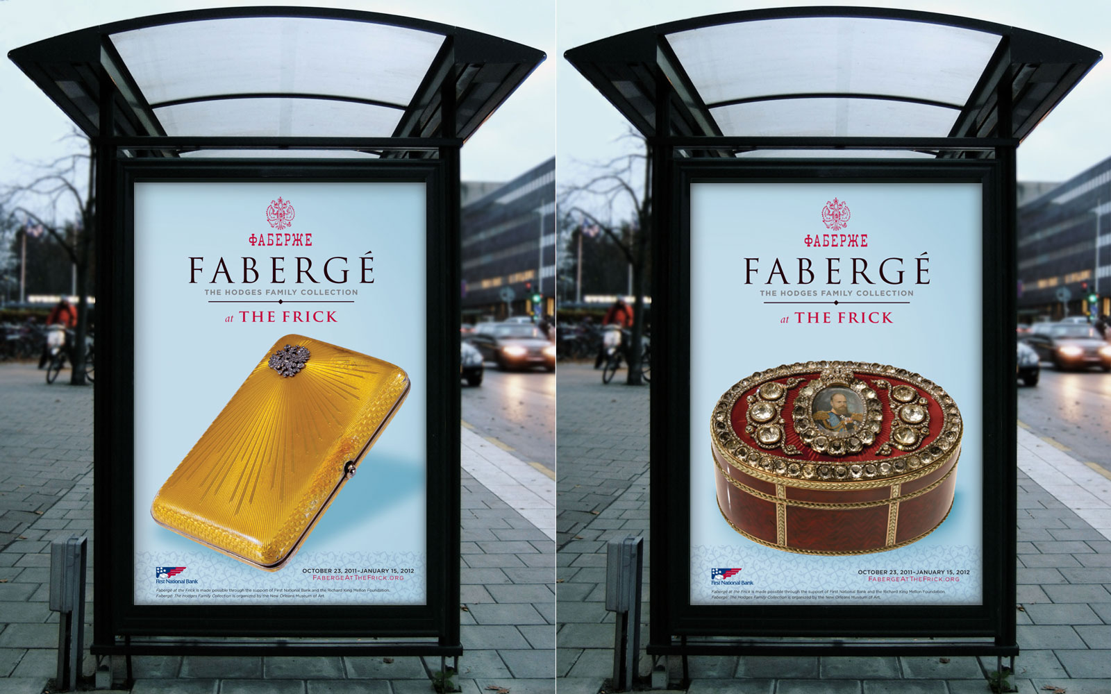 Faberge at the Frick bus
