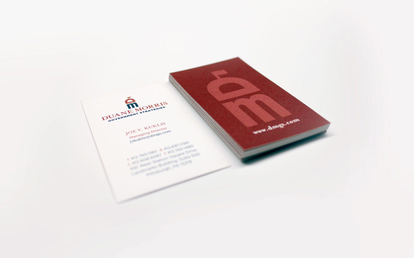 Duane Morris Government Strategies business card