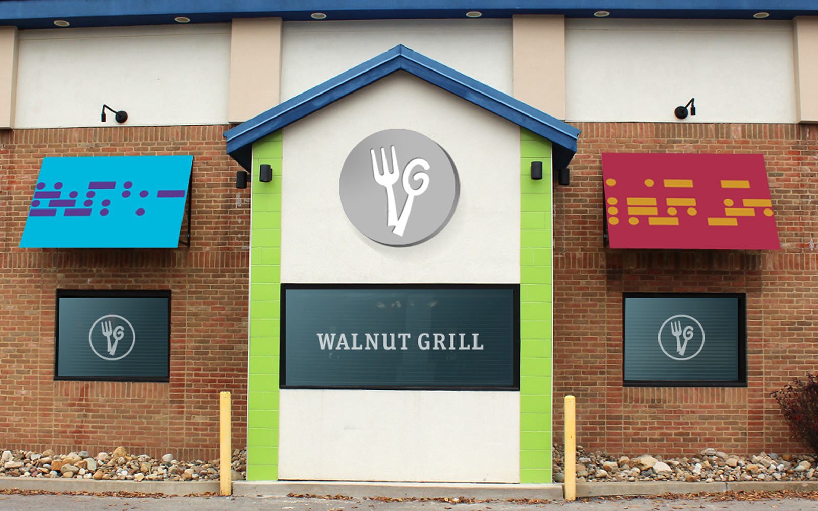 Walnut Grill environmental elements