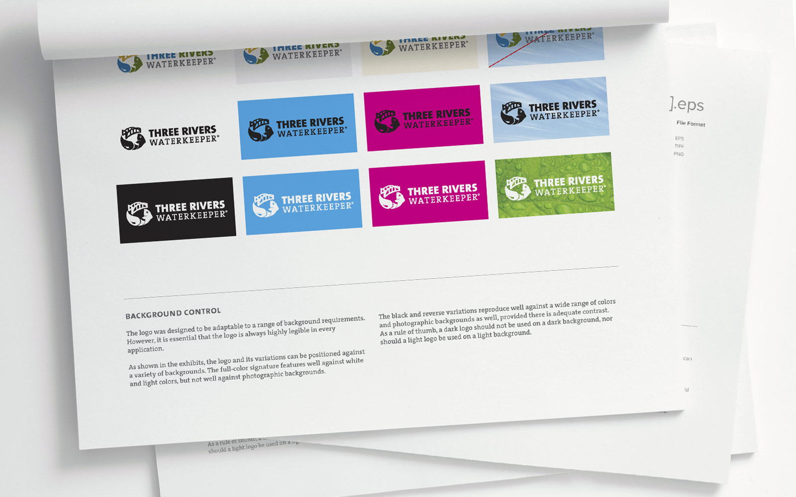 Three Rivers Waterkeeper identity guidelines 1