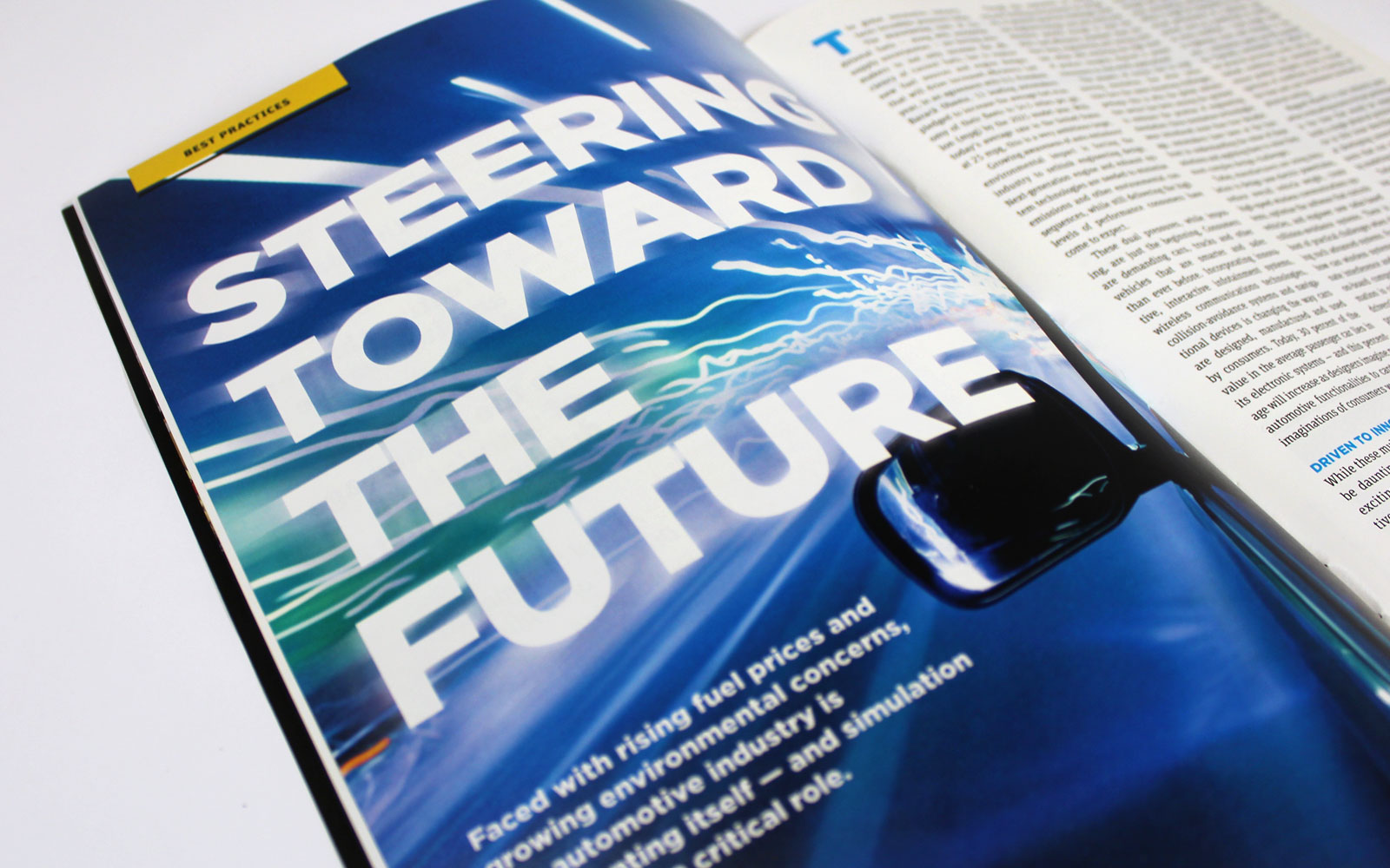Ansys Advantage Magazine spread 4