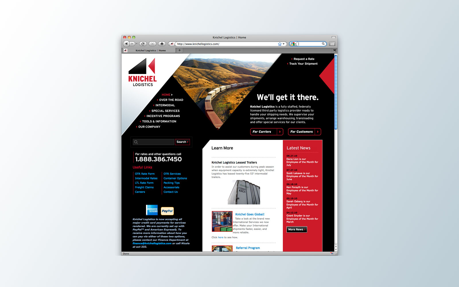 Knichel Logistics Portfolio