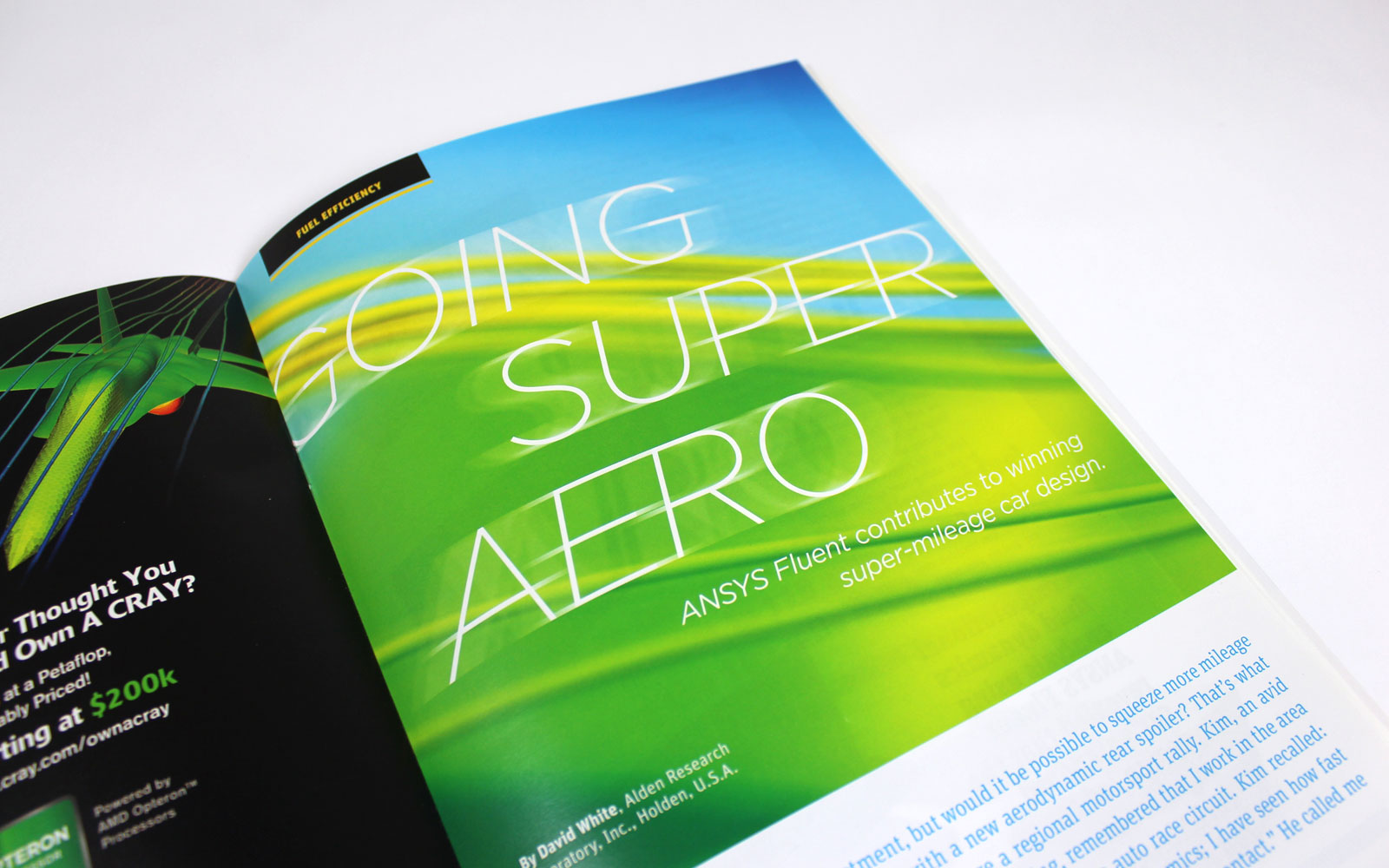 Ansys Advantage Magazine spread 5