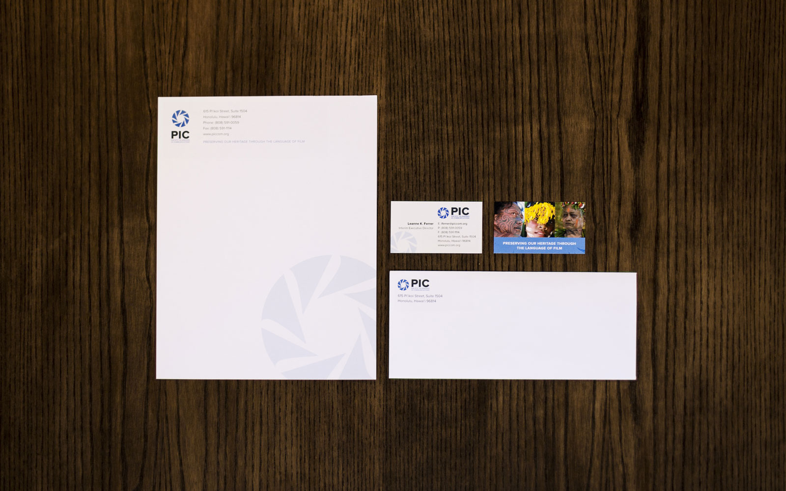 Pacific Islanders in Communication stationery 2
