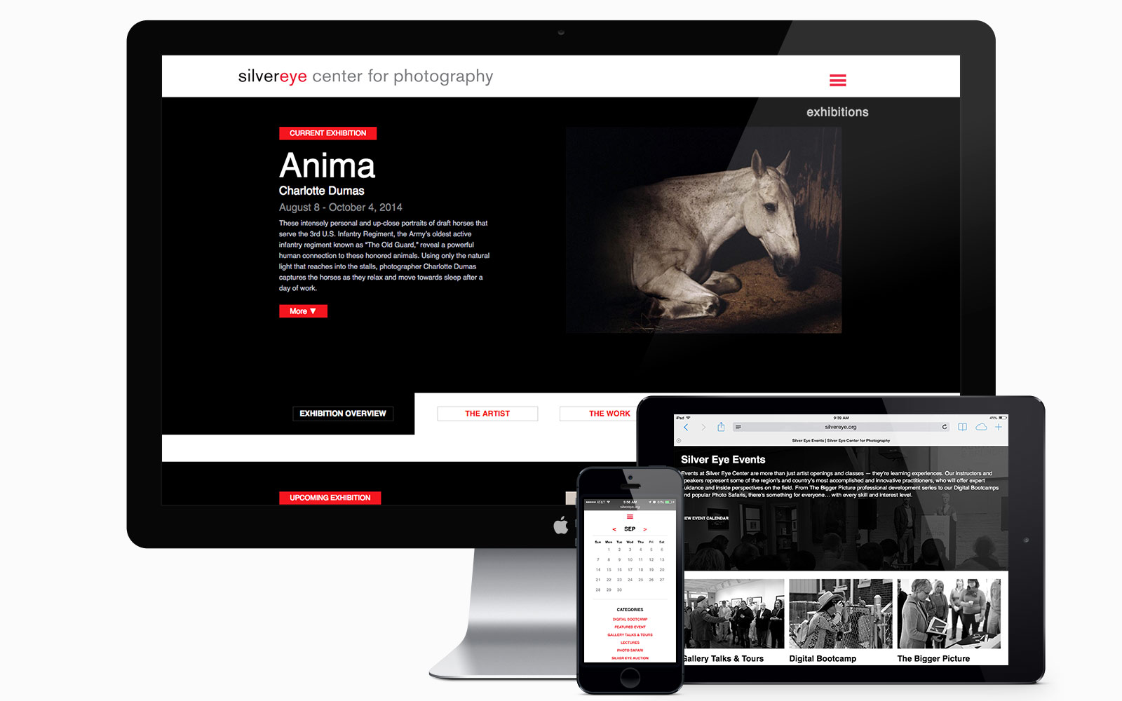 Silver Eye Center for Photography website events