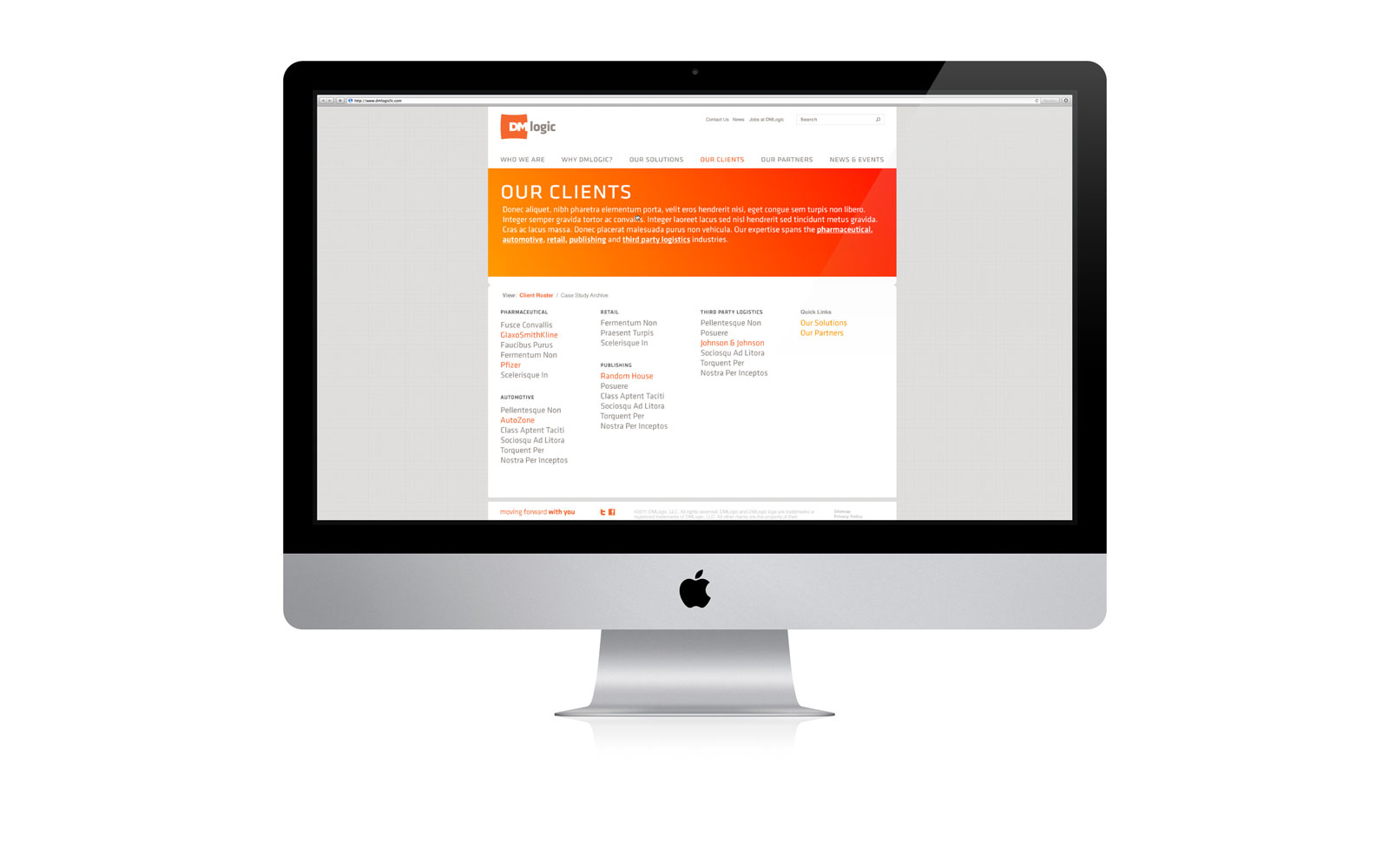 DMLogic website 3