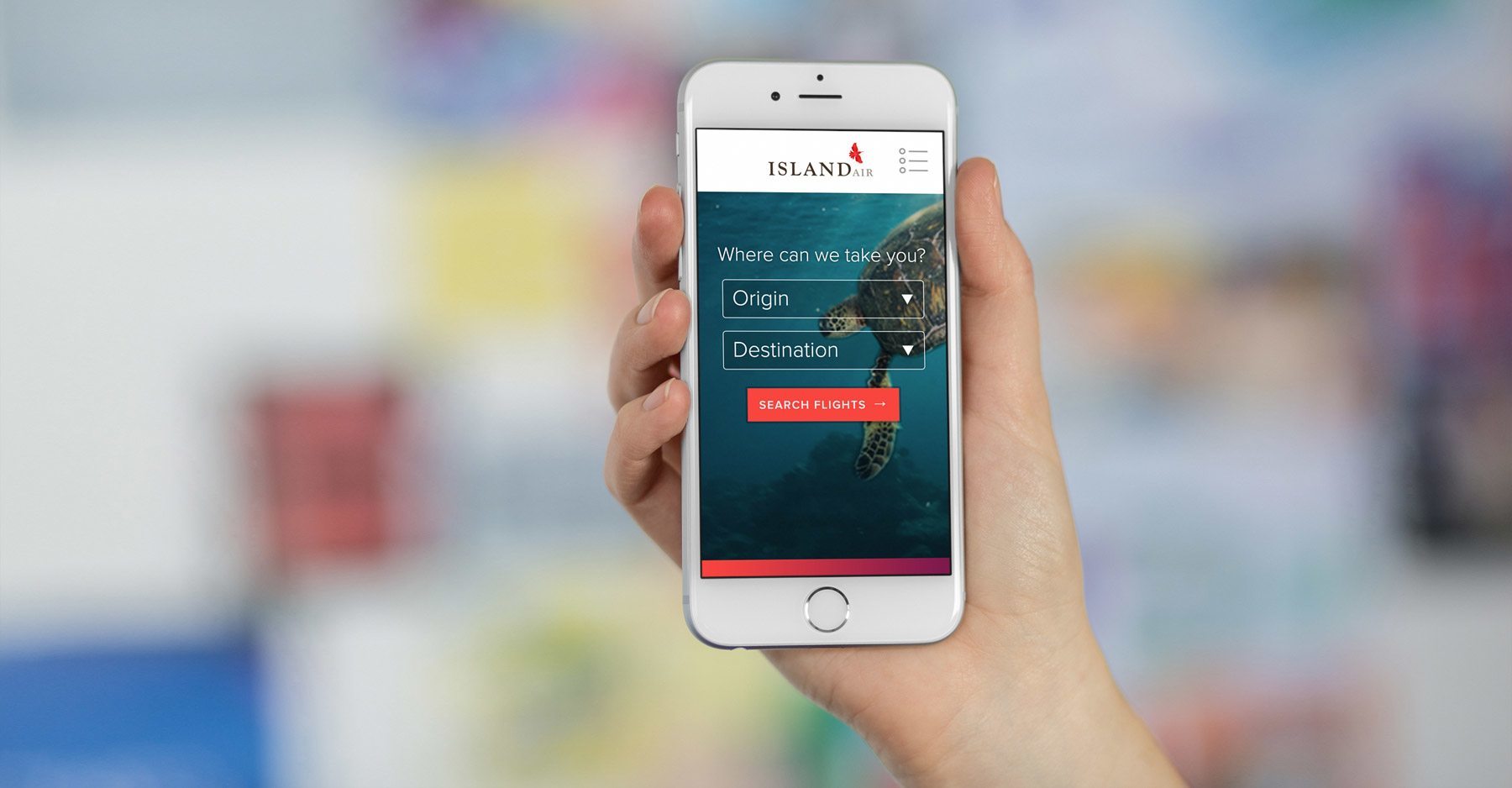 Island Air Mobile Homepage