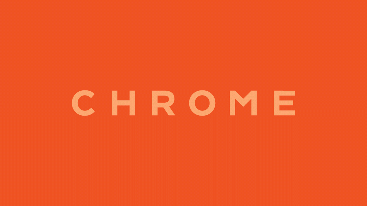 Animated version of Chrome logo showing the "shine"