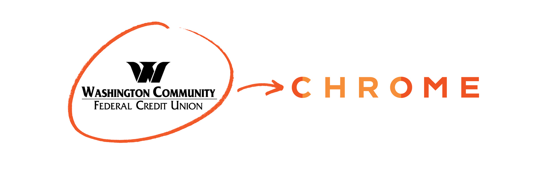 Chrome logo: old name and logo, new name and logo