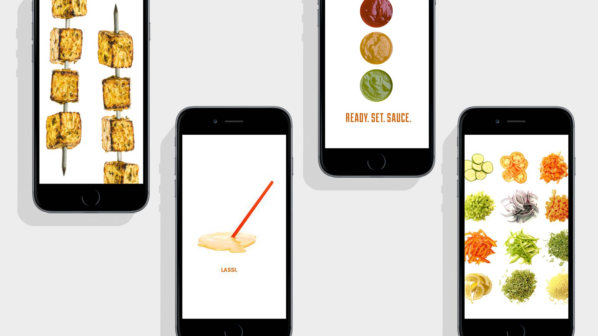 Choolaah food photography on website mobile