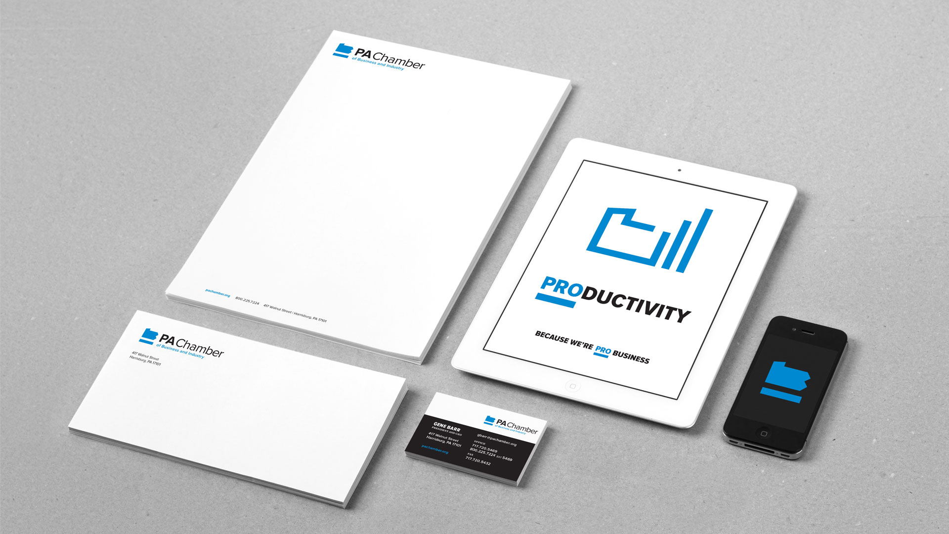 PA Chamber stationery system