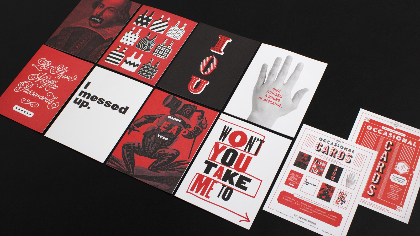 Wall-to-Wall Studios 2015 Occasional Card set