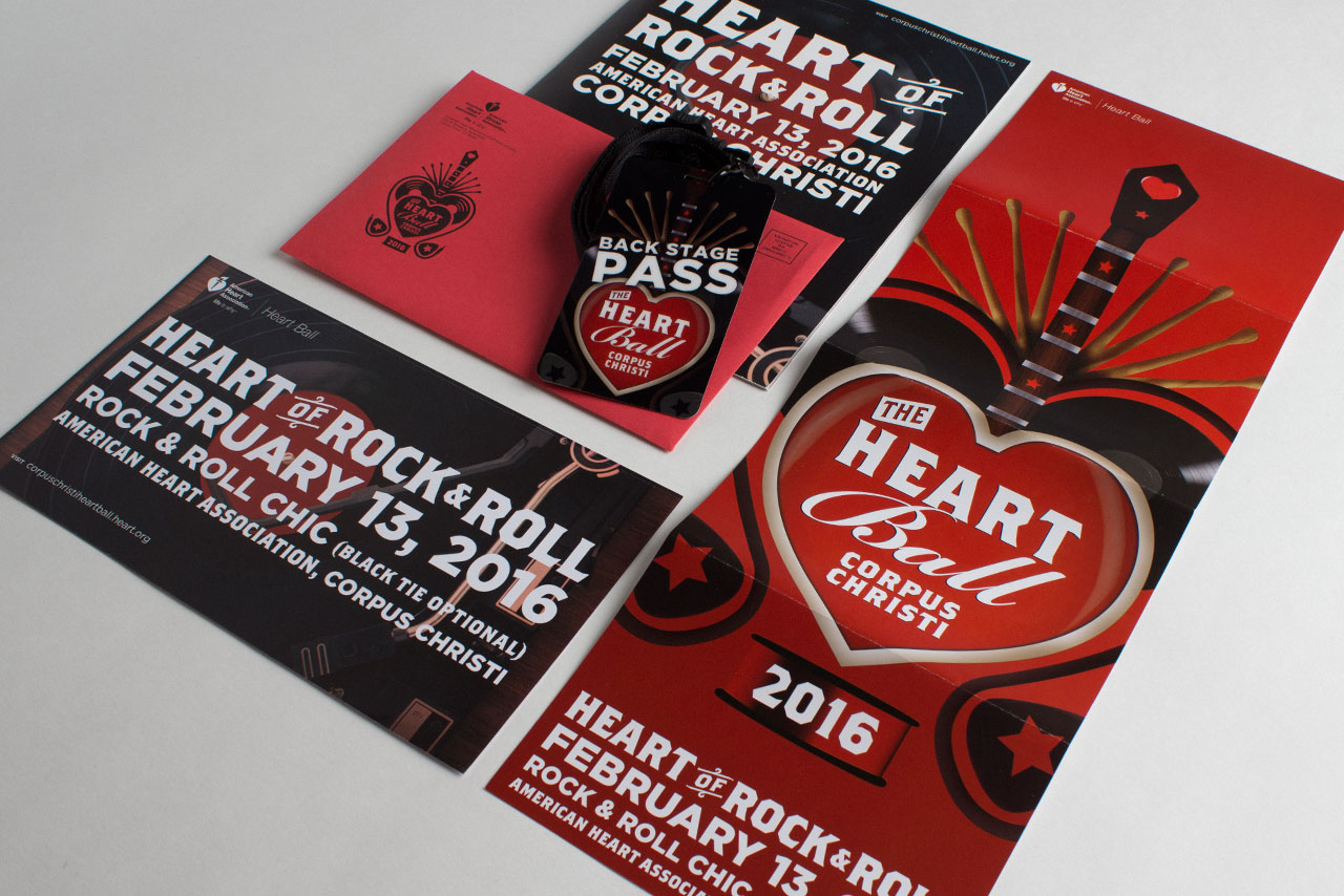 Heart Ball Corpus Christi Texas American Heart Association collateral