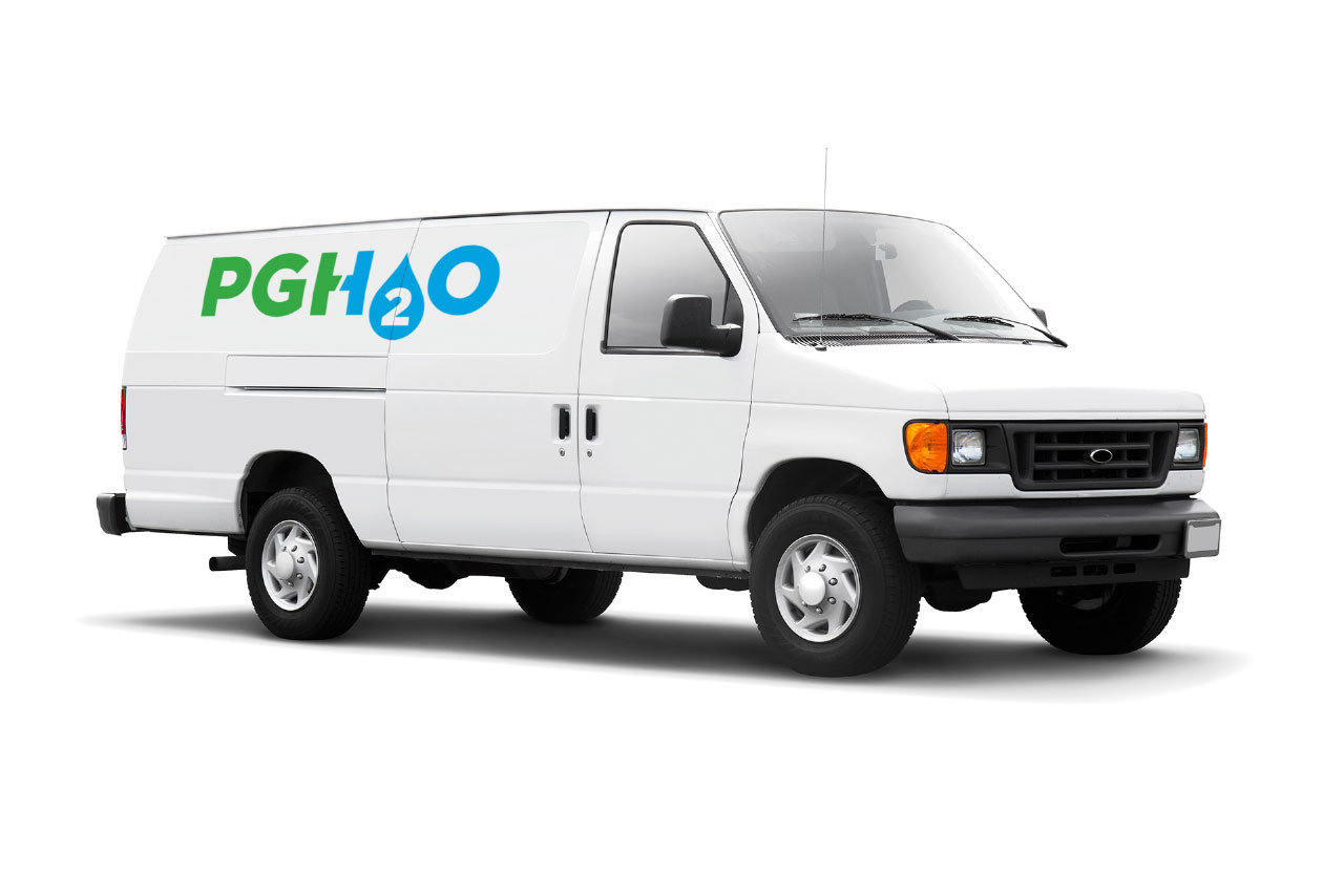 Pittsburgh Water and Sewer Authority PWSA PGH20 branded vehicle