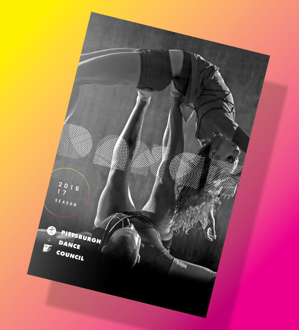 Pittsburgh Dance Council brochure cover 2016-17 Season