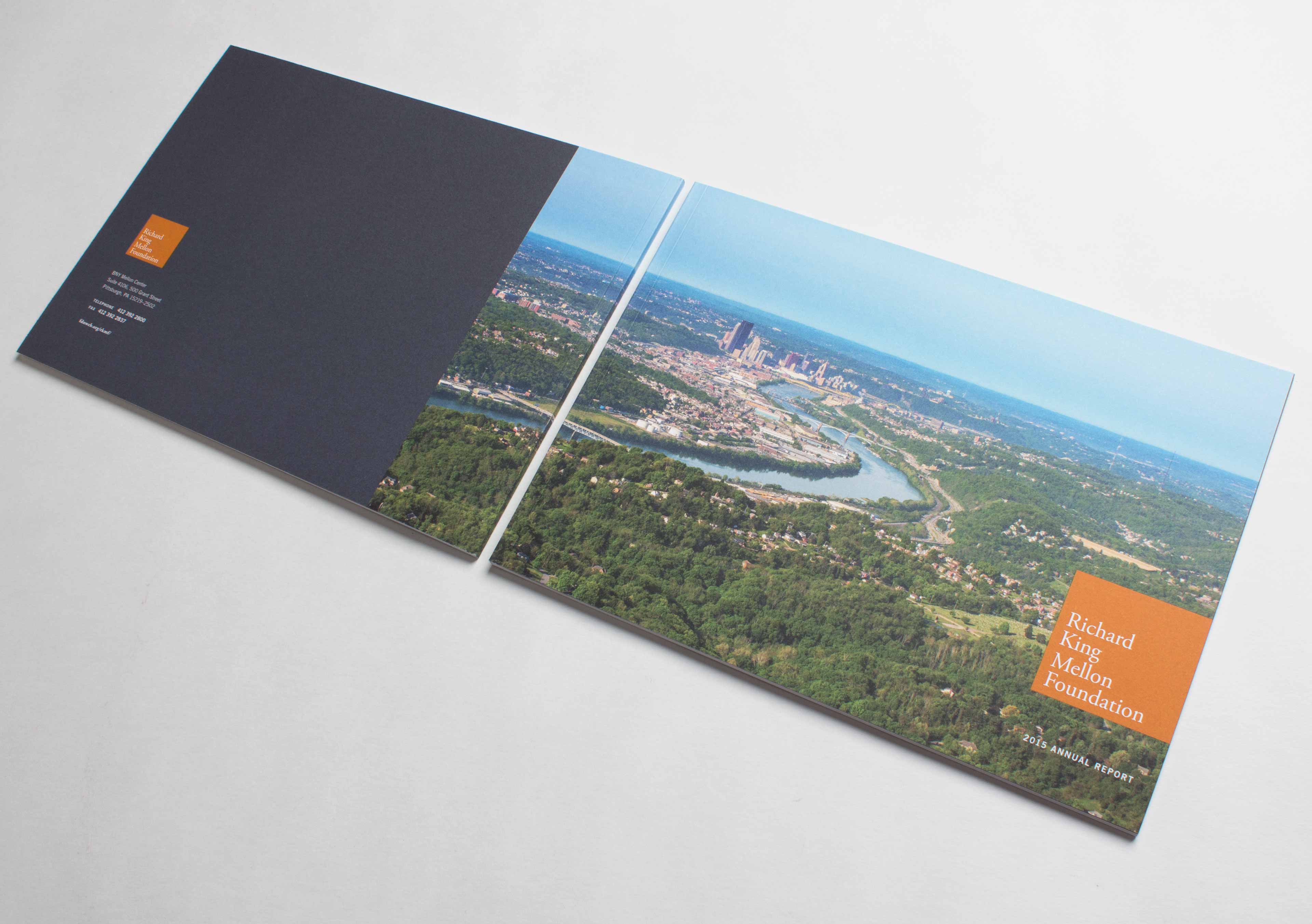 Richard King Mellon Foundation 2015 annual report front, back cover