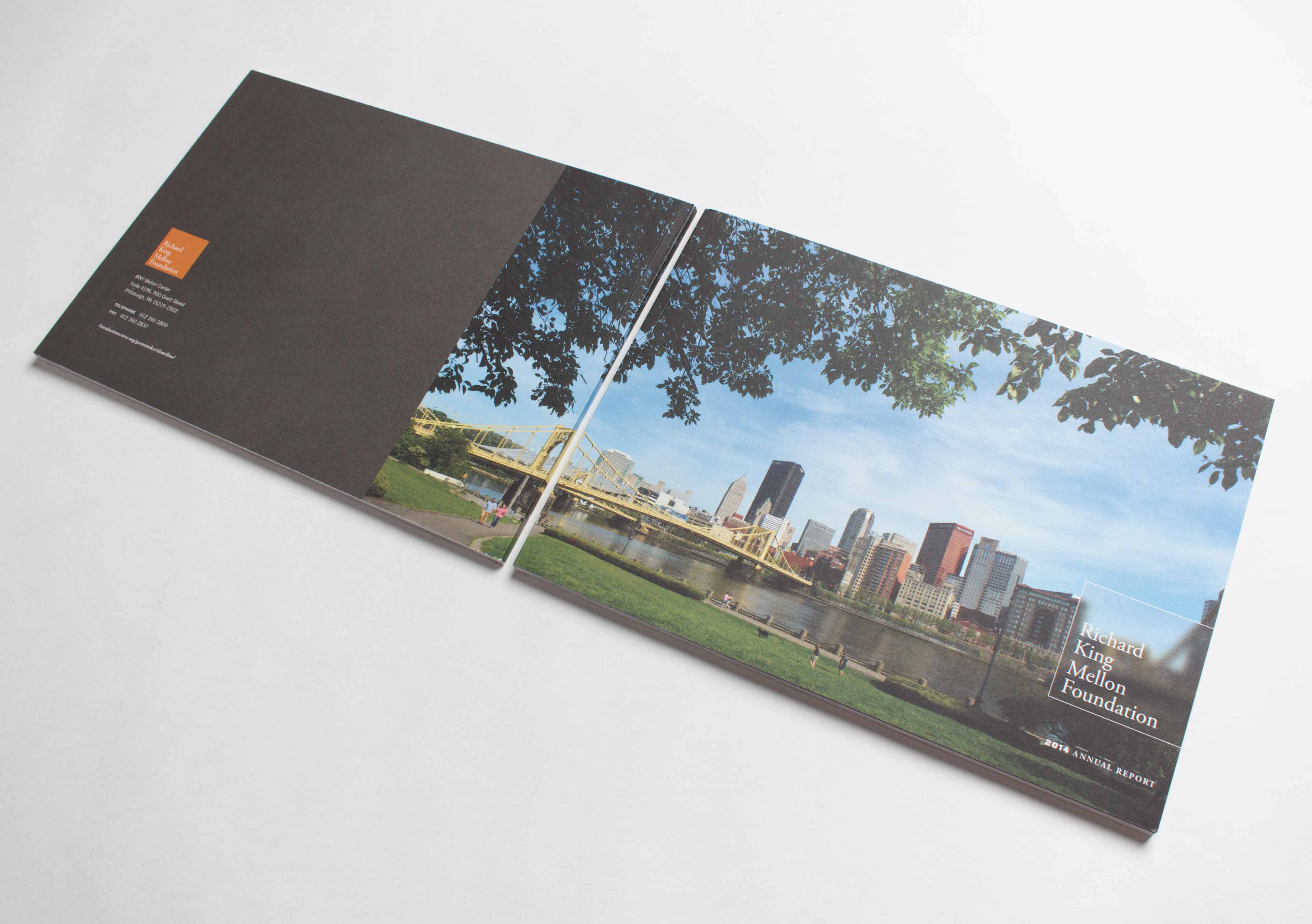 Richard King Mellon Foundation 2014 annual report front, back cover