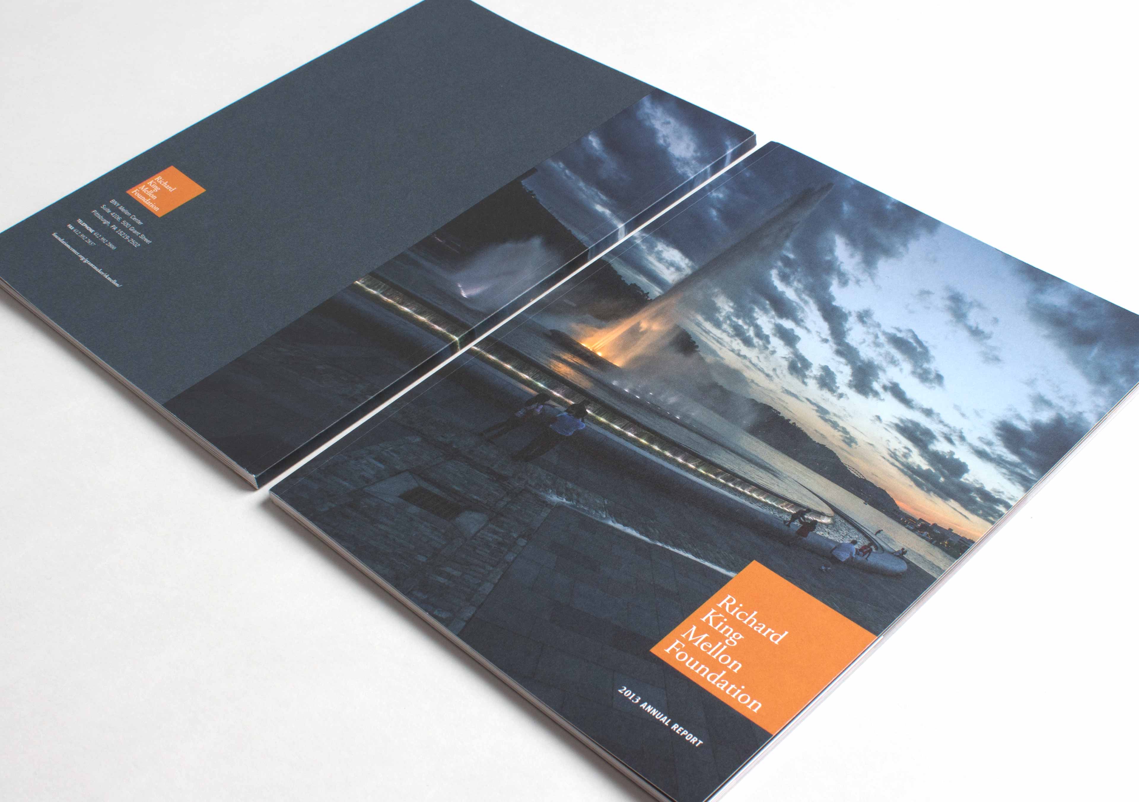 Richard King Mellon Foundation 2013 annual report front, back cover