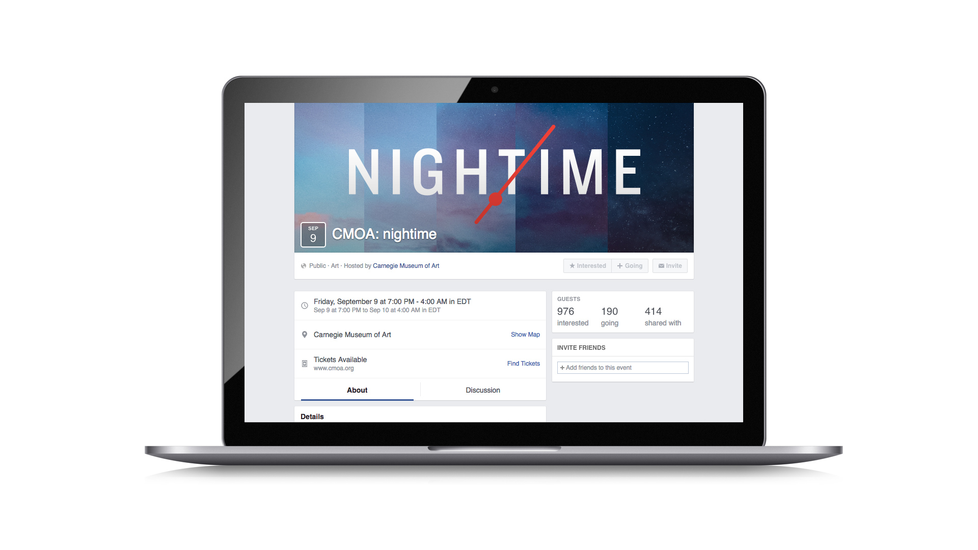 NIGHTIME facebook page
