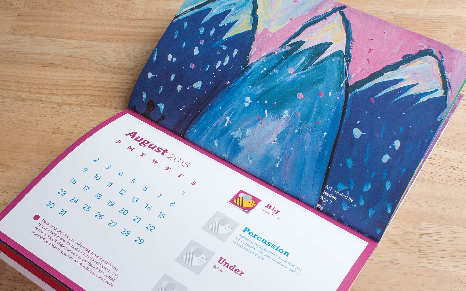 Buzzword calendar