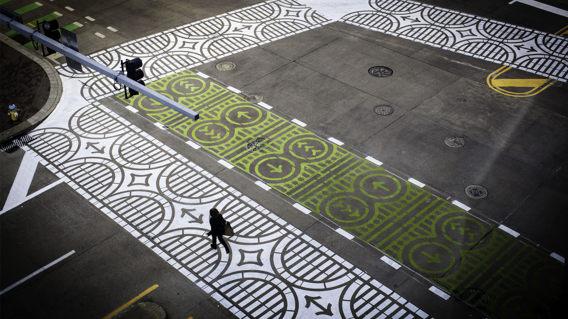 Wall-to-Wall Studios Designs Custom Crosswalks for Pittsburgh