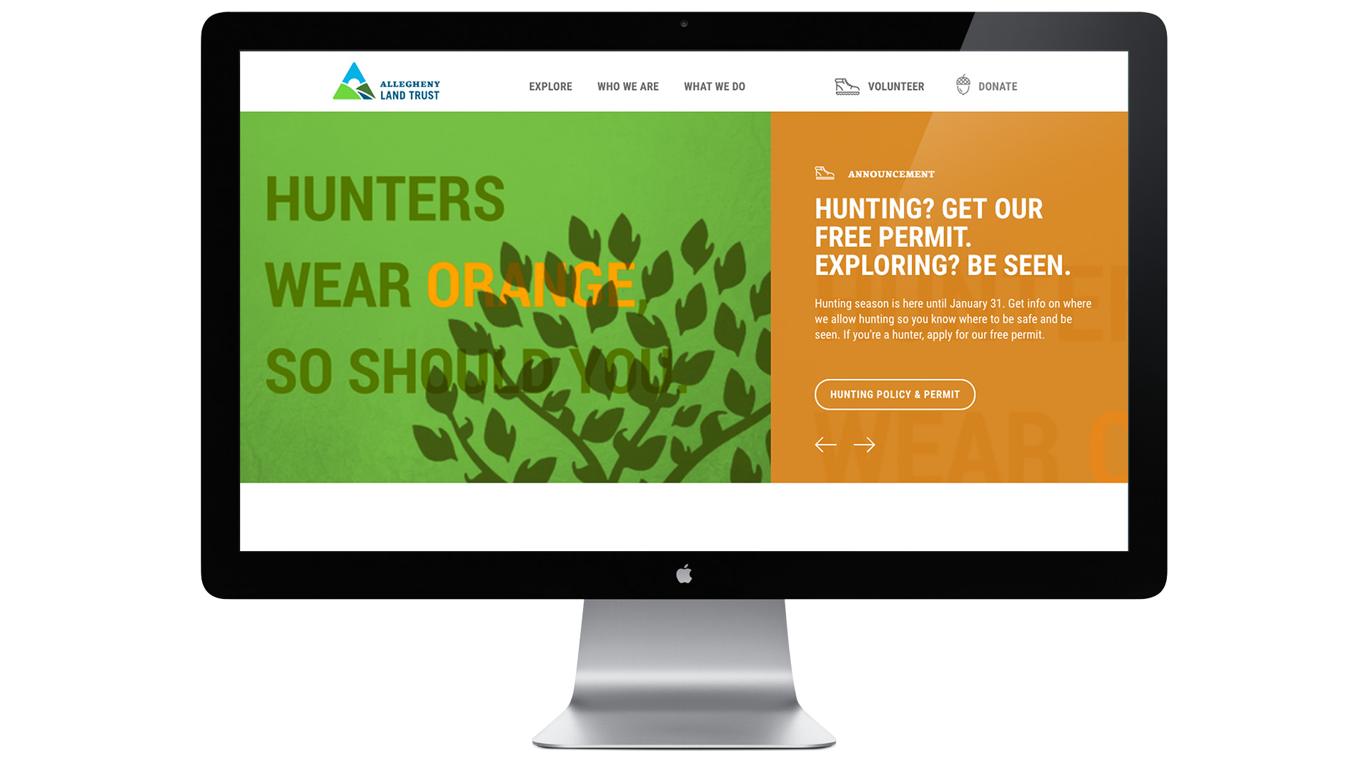 Allegheny Land Trust home page