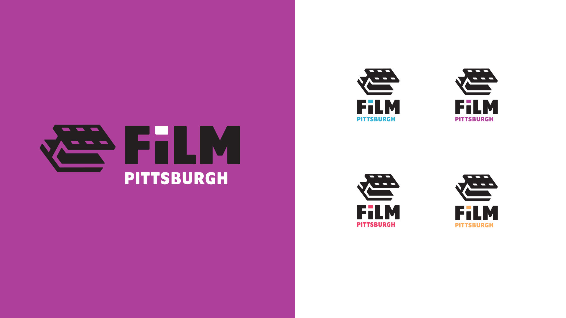 Film Pittsburgh logo and identity system
