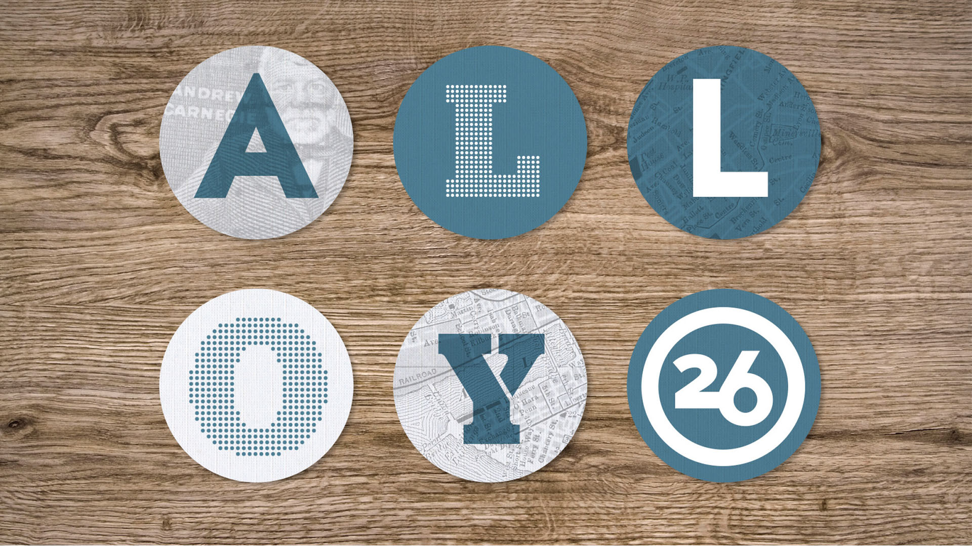 Alloy 26 coasters