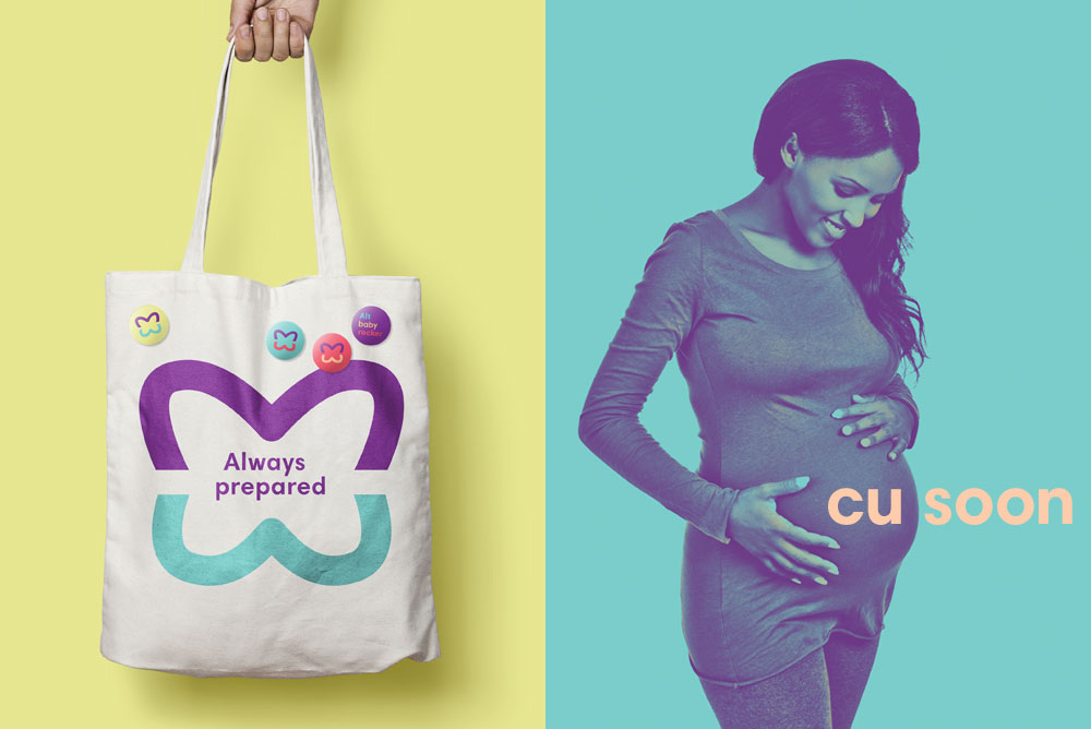 Midwife Center for Birth & Women's Health merchandising tote bag