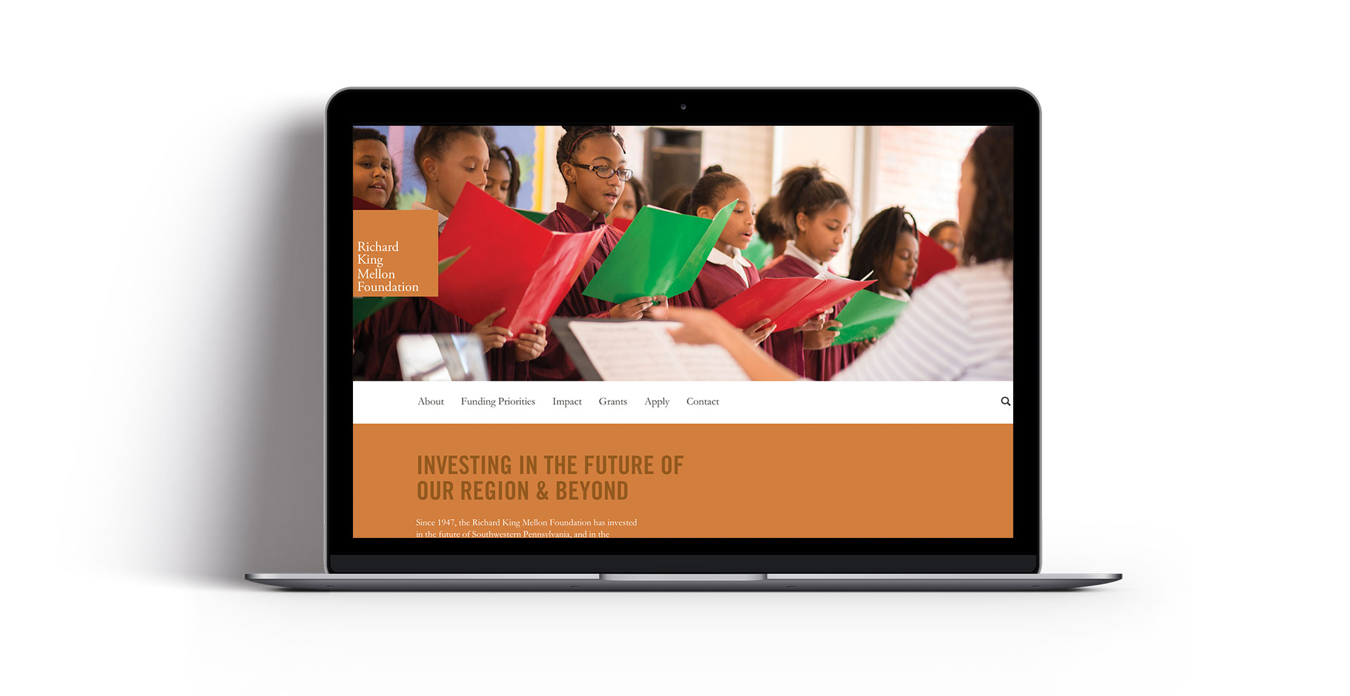 Richard King Mellon Foundation website homepage