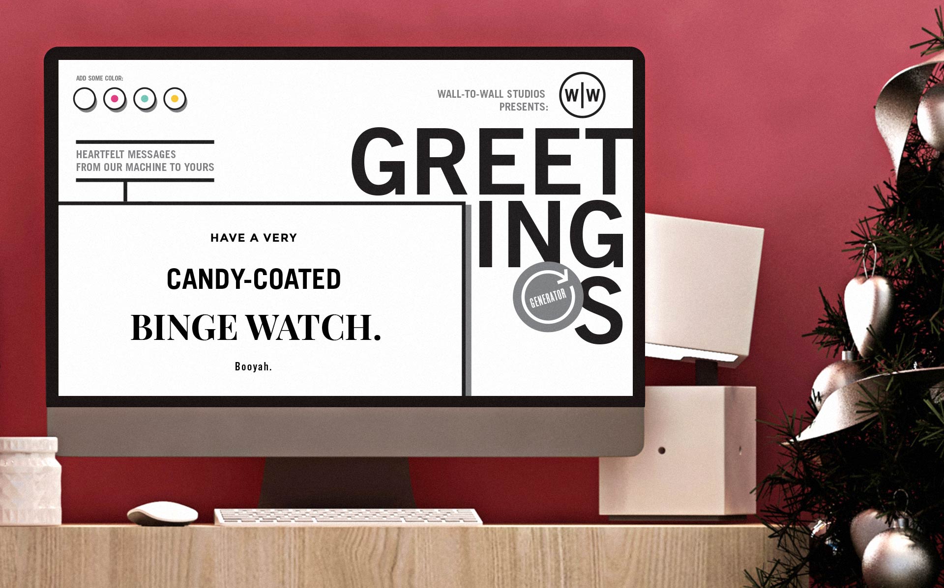 Wall-to-Wall Studios Occasional Greeting Generator desktop view