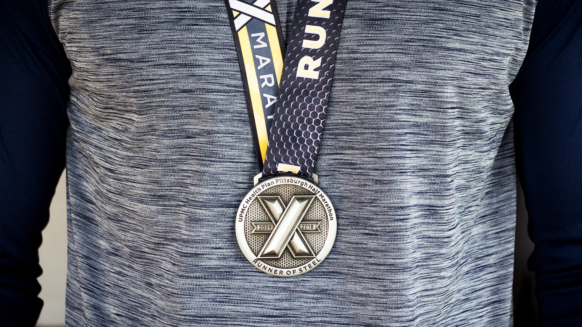 The Dick’s Sporting Goods Pittsburgh Marathon Medal shirt