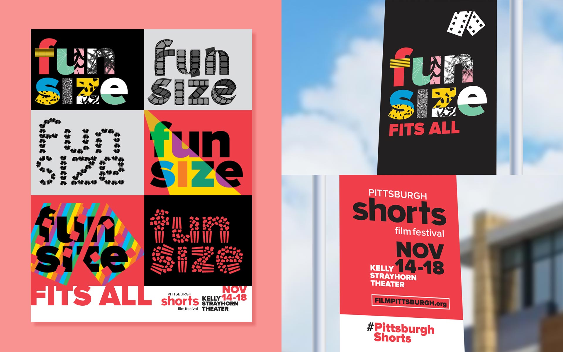 Pittsburgh Shorts Festival 2018 posters