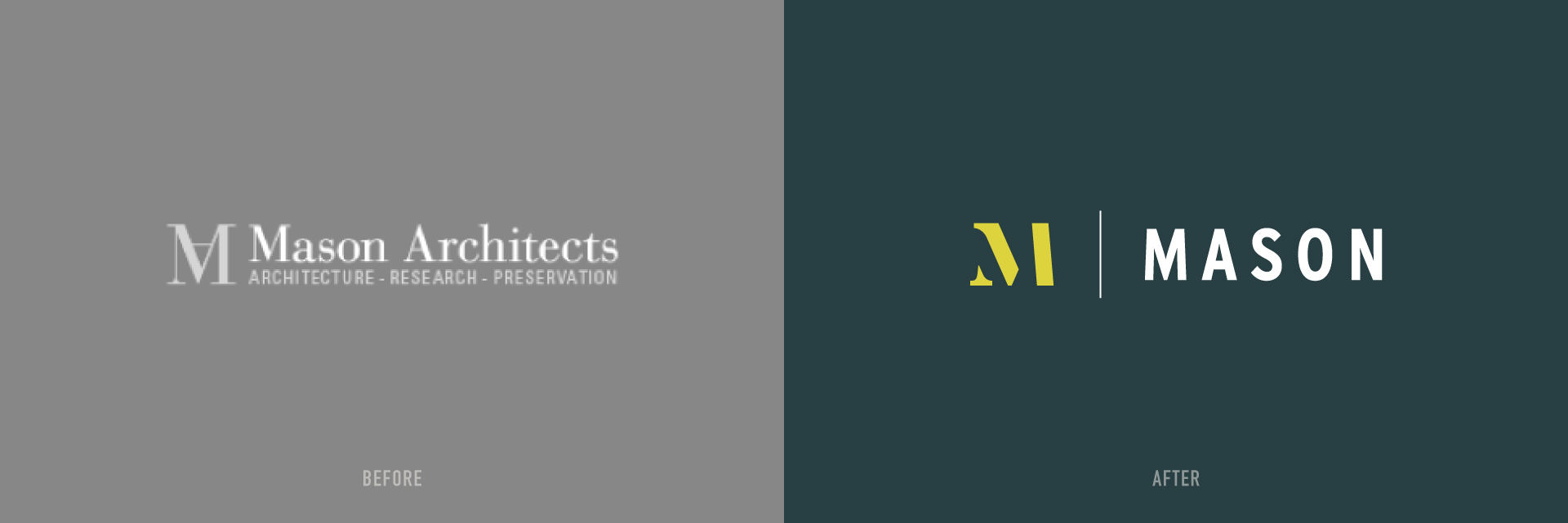Mason logo comparison