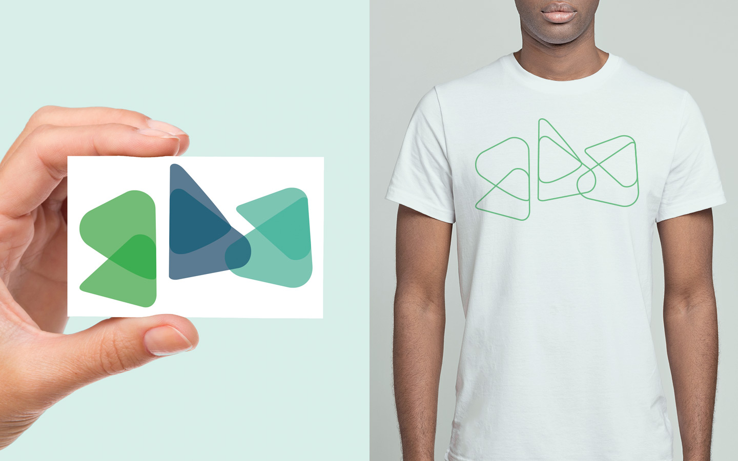 Green Building Alliance GBA business card and t-shirt